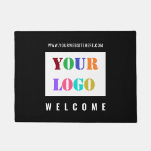 Upload Your Business Logo Add Text Office Doormat