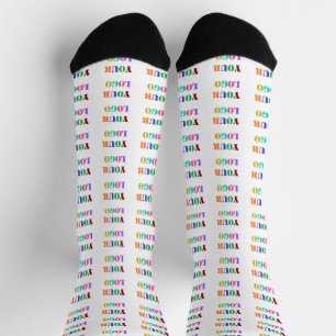 Upload Your Business Logo Branded Socks Example