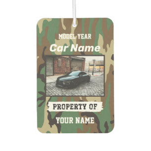 Upload Your Car Photo with Personalisation Car Air Freshener