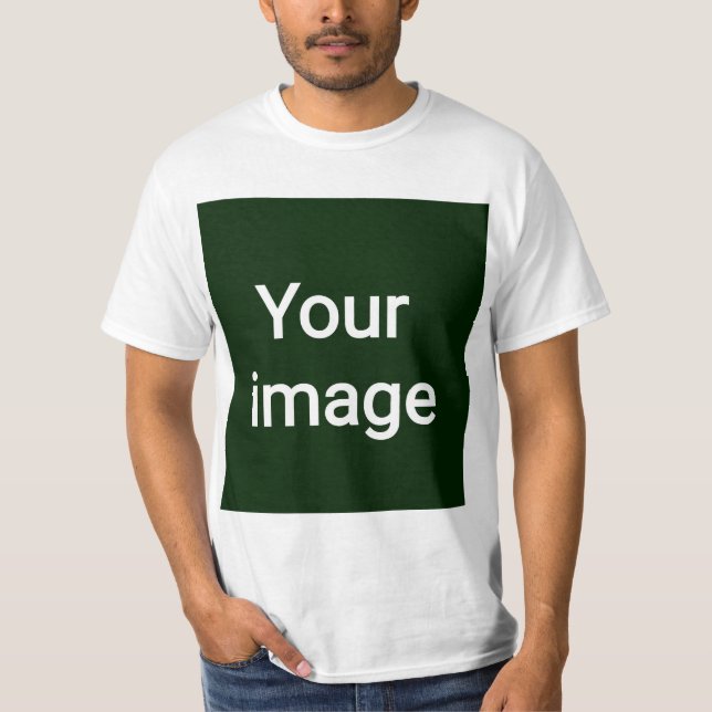 Upload Your Custom Image – Personalized Graphic T-Shirt (Front)