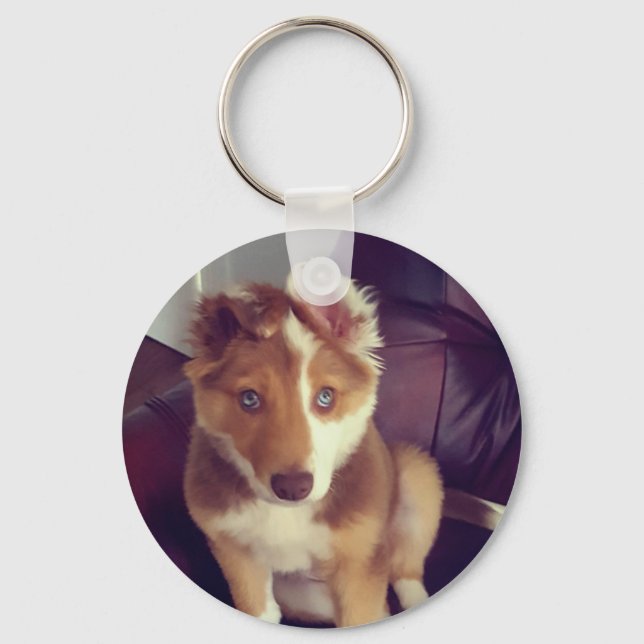 Upload your Custom pet photo Key Ring (Front)
