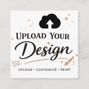 Upload Your Design Branding Calling Card