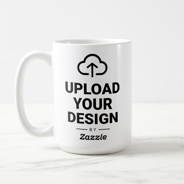 Upload Your Design Coffee Mug (Left)