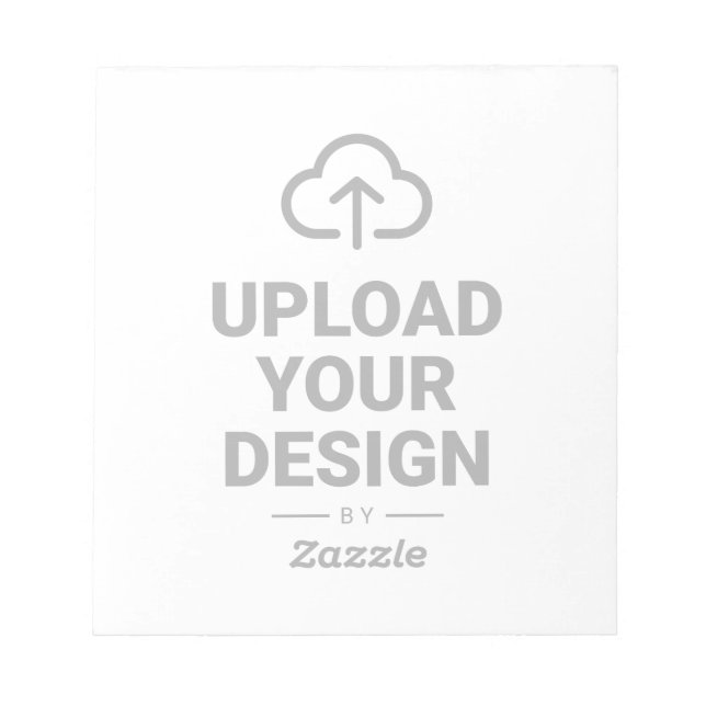 Upload Your Design Notepad (Front)