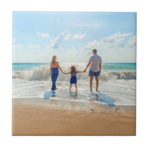 Upload Your Family Photo Ceramic Tile Gift