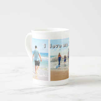 Upload Your Family Photo Collage Mug Add Text Name