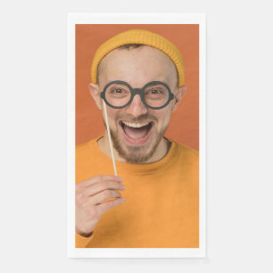 Upload Your Funny Photo Selfie Photo Napkin