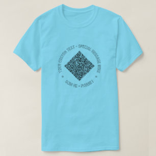 Upload Your Funny QR Code T-Shirt Gift Add Text