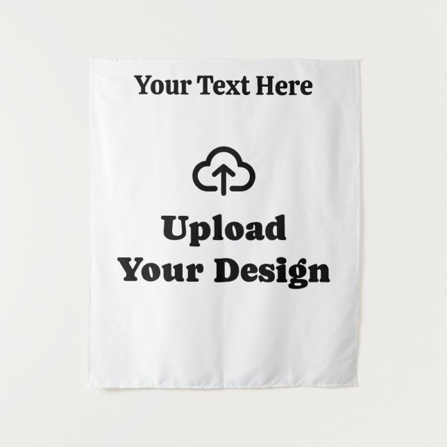 Upload Your Graphic and Text Tapestry (Front)