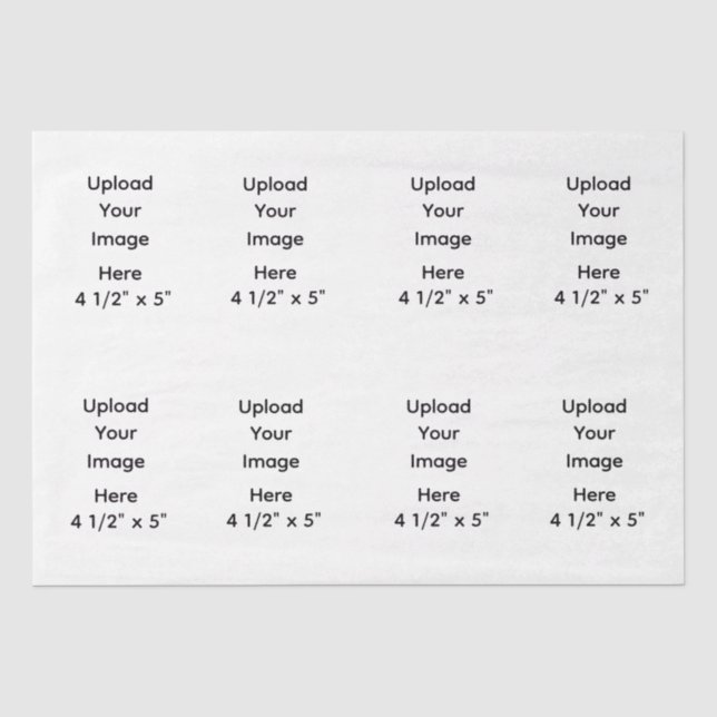 Upload Your Image for Decoupage Projects Tissue Paper (Front)