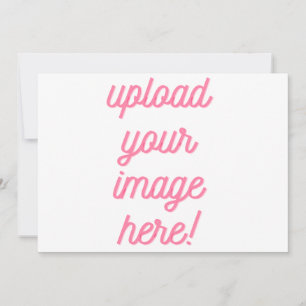Upload Your Image or logo here Customisable Holiday Card