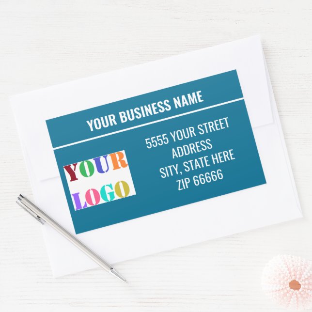 Upload Your Logo Add Name Return Address Labels (Envelope)