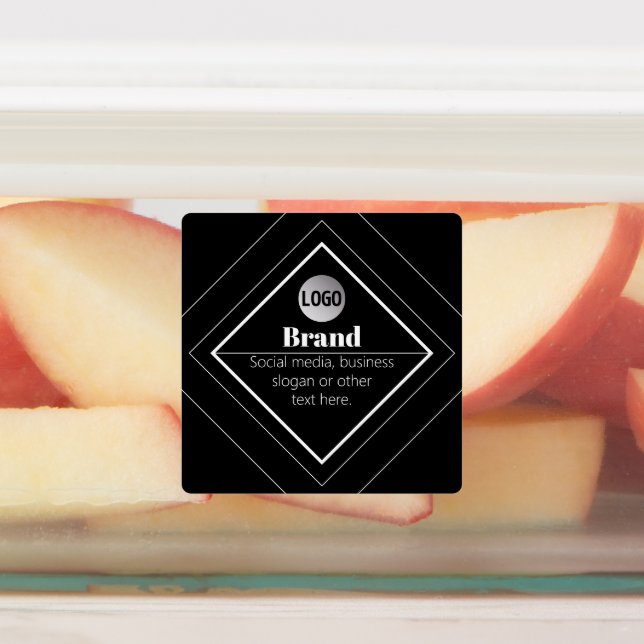 Upload Your Logo & Customisable Text Design (Affixed)