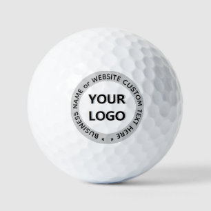 Upload Your Logo Info Brande Golf Balls Example
