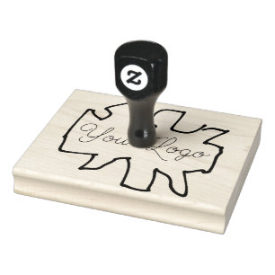 Upload Your Logo Large Business Logo Rubber Stamp