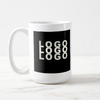 Upload Your Logo or Photo w Optional Text  Coffee  Coffee Mug