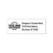 Upload your Logo with Return Address Rubber Stamp (Stamped)
