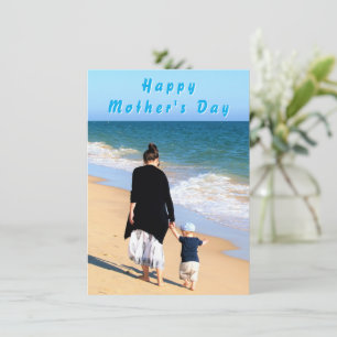 Upload Your Mum Photo Mother's Day Card