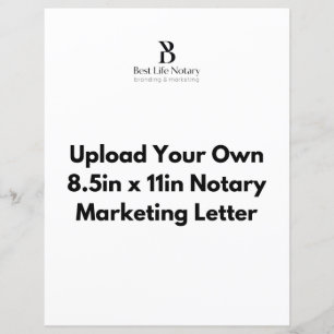 Upload Your Notary Marketing Letter Blank Template
