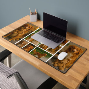 Upload Your Own 11 Photographs Personalised Desk Mat