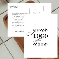 Upload Your Own Design Custom Business Postcard