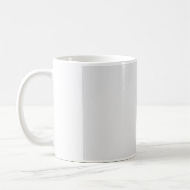 Upload Your Own Design Custom White Coffee Mug (Left)