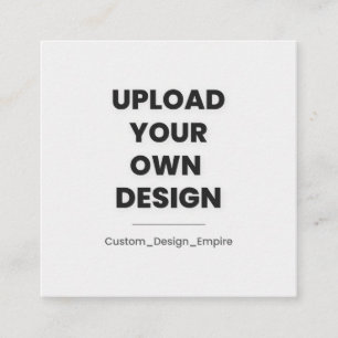 Upload Your Own Design Here Custom Enclosure Card