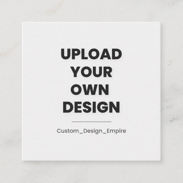 Upload Your Own Design Here | Custom Enclosure Card (Front)