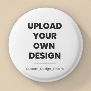 Upload Your Own Design Here Custom Template 3 Cm Round Badge