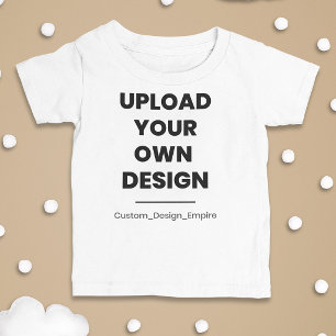 Upload Your Own Design Here   Custom Template Baby T-Shirt