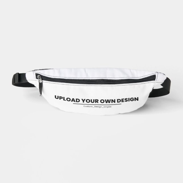 Upload Your Own Design Here | Custom Template Bum Bags (Front)