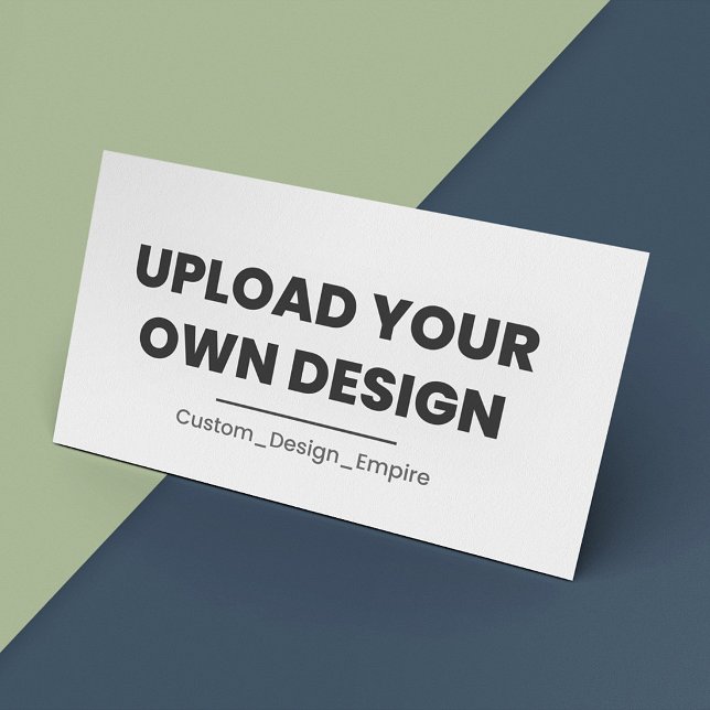 Upload Your Own Design Here | Custom Template Discount Card (Creator Uploaded)