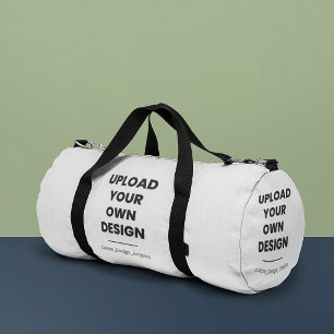 Upload Your Own Design Here Custom Template Duffle Bag