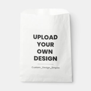 Upload Your Own Design Here   Custom Template Favour Bags