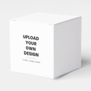 Upload Your Own Design Here Custom Template Favour Box