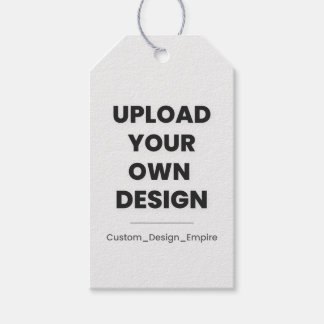 Upload Your Own Design Here | Custom Template Gift Tags