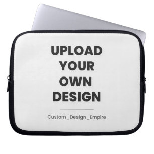 Upload Your Own Design Here Custom Template Laptop Sleeve