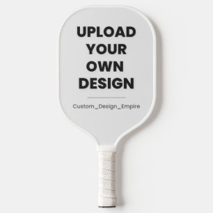 Upload Your Own Design Here   Custom Template Pickleball Paddle