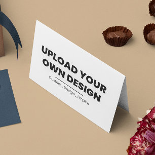 Upload Your Own Design Here   Custom Template Place Card