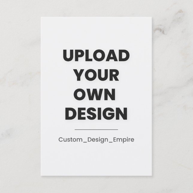Upload Your Own Design Here | Custom Thank You Card (Front)