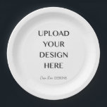 Upload Your Own Design Paper Plate<br><div class="desc">Can't find something you love or to fit the exact need? Upload your own sayings or images to create exactly what you are looking for!</div>