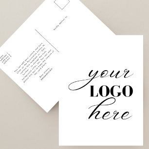 Upload Your Own Design Photo Logo Postcard