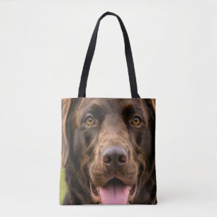 Upload Your Own Dog Picture Tote Bag
