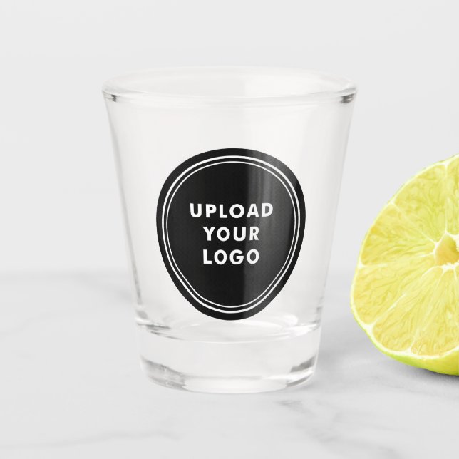 Upload Your Own Logo | Custom Business Logo Shot Glass (Front)