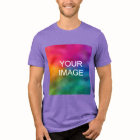 Upload Your Own Photo Logo Template Mens Purple