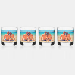 Upload Your Own Photo Personalised Gift Whiskey Glass