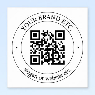 Upload Your Own QR Code & Customizable Text Poster