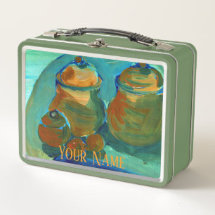 Upload Your Painting   Turn Custom Art Image to  Metal Lunch Box