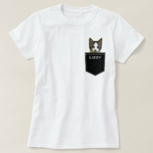 Upload Your Pet Photo and Pet's Name Customised T-Shirt