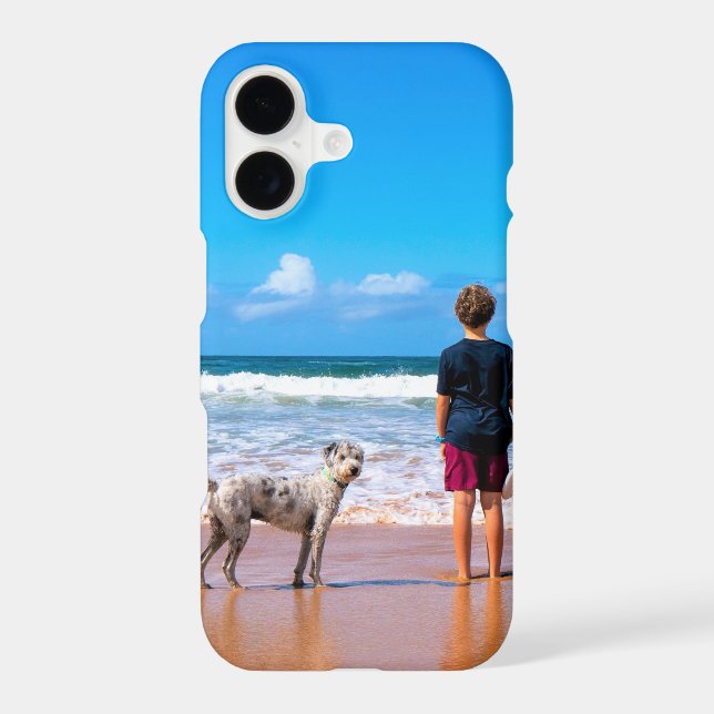 Upload Your Pet Photo iPhone Case Personalised (Back)
